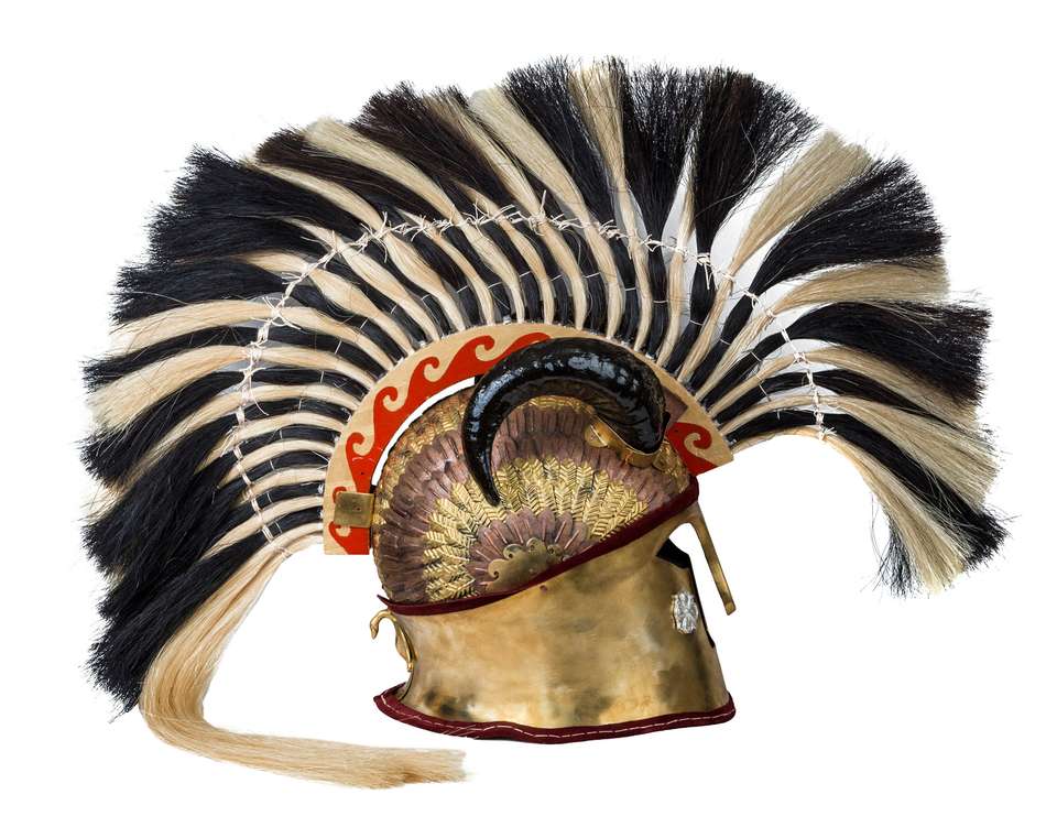 Archaic Noble Helmet, Archaeopolis archive view 006. Handcrafted by Dimitris Katsikis.