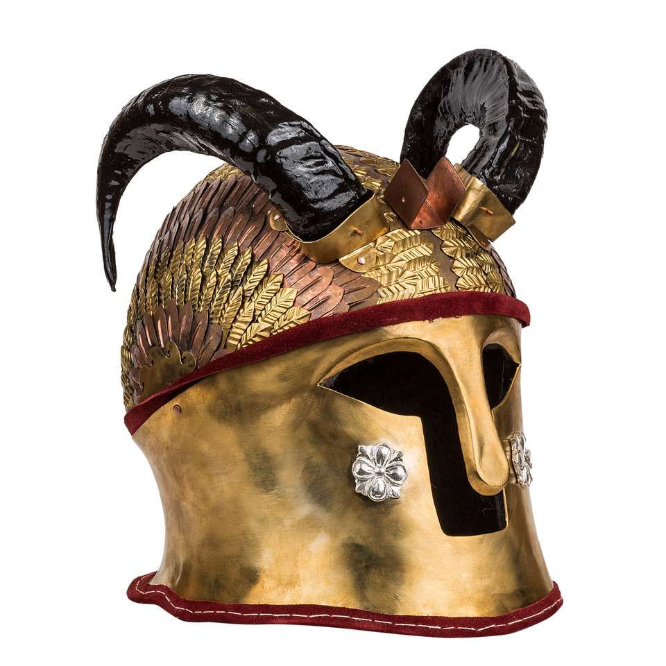 Archaic Noble Helmet, Archaeopolis archive view 007. Handcrafted by Dimitris Katsikis.