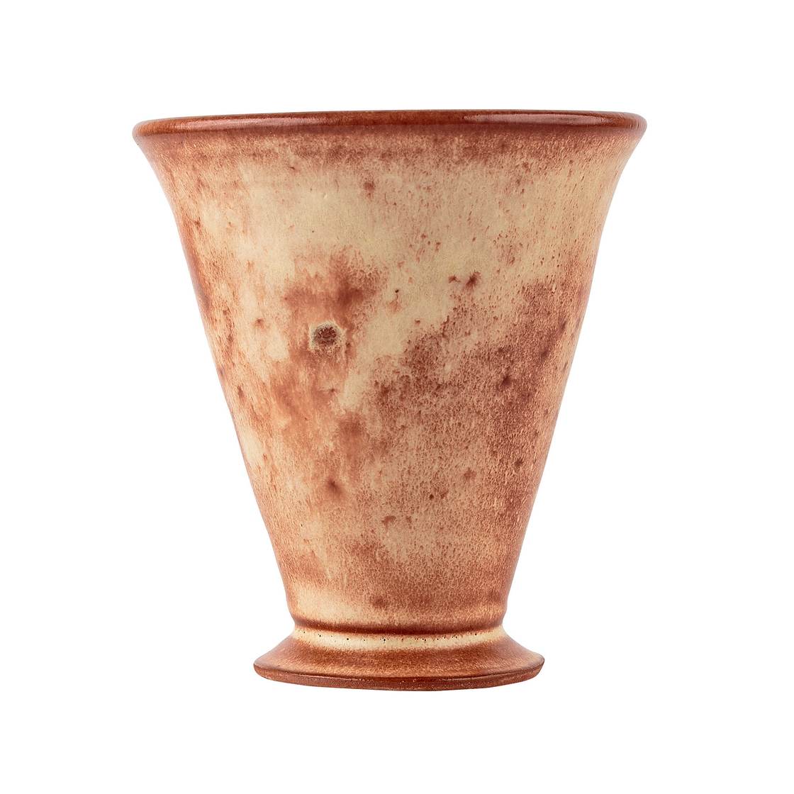 Warm-Toned Tapered Ceramic Cup — Archaeopolis archive photograph 002