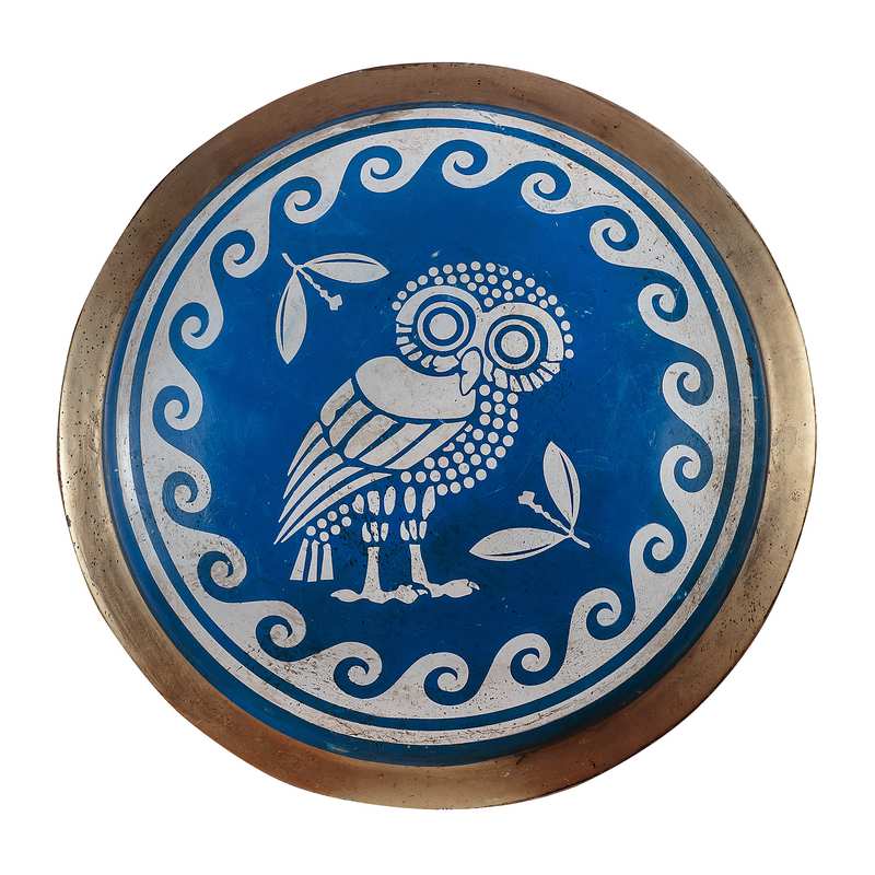 Owl Shield — Blue — Archaeopolis archive view 007