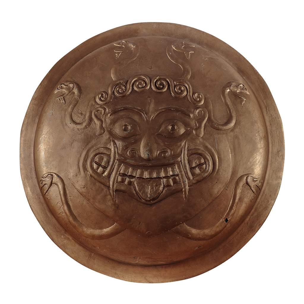 Gorgon Shield — Bronze-Toned Relief — Archaeopolis archive view 008